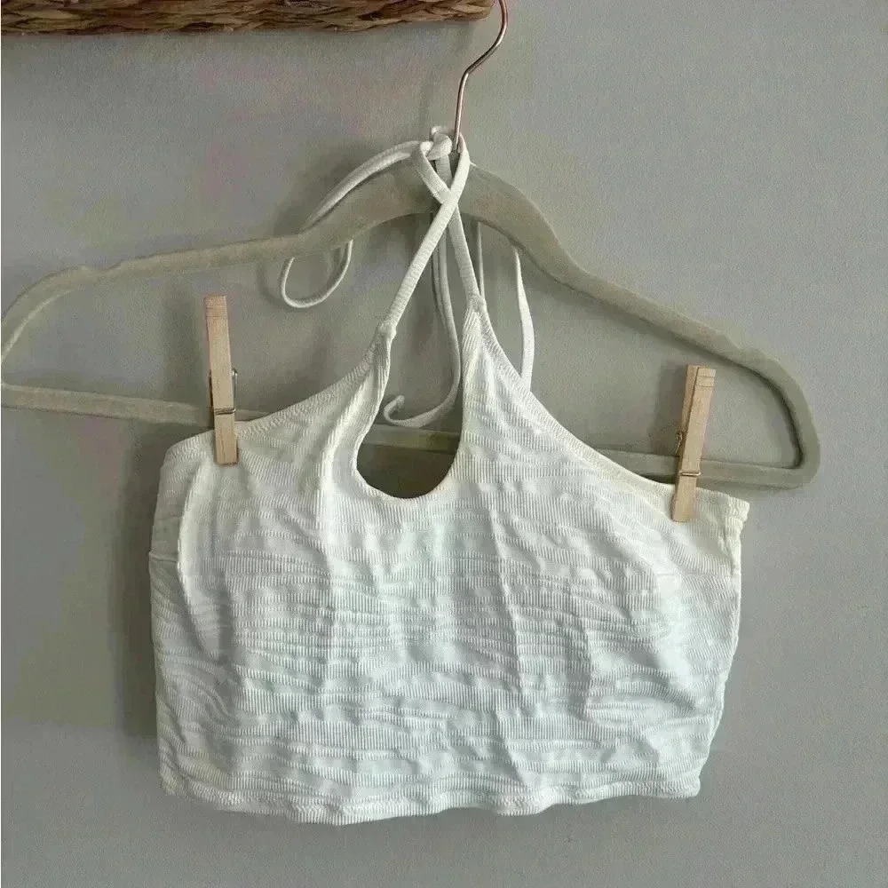 White Aerie Bikini Top